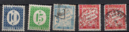 France Colonies Françaises Taxe Ensemble De 5 Valeurs - Other & Unclassified