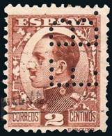 Madrid - Perforado - Edi O 490 "F.B." (Industria Farmacéutica) - Usados