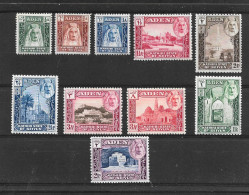 ADEN - KATHIRI STATE OF SEIYUN 1942 SET TO 2R SG 1/10 MOUNTED MINT Cat £36+ - Aden (1854-1963)