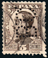 Madrid - Perforado - Edi O 491 - "B.C" (Banco) - Oblitérés