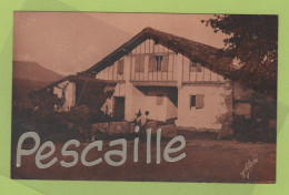 64 PYRENEES ATLANTIQUES - CP ANIMEE MAISON BASQUE A SAINT PEE SUR NIVELLE - YOBLED MARCEL DELBOY N° 213 - Otros & Sin Clasificación