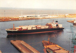 Navigation Sailing Vessels & Boats Themed Postcard Harrison Line Container Vessel Liverpool - Sailing Vessels