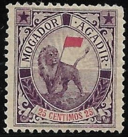 1900 Poste Locale Du Maroc, Mogador à Agadir N°79*. Cote 80€ - Postes Locales & Chérifiennes