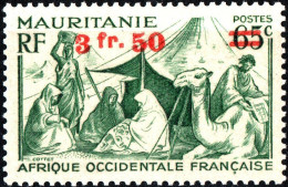 MAURITANIA, COSTUMI LOCALI, 1944, NUOVI (MLH*) Mi:MR 156, Scott:FR-WA 4, Yt:MR 133 - Nuovi