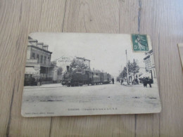 CPA 02 Aisne Soissons L'avenue De La Gare Et Le C.B.R. Train Tram Tramway - Soissons