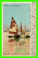 SHIP, BATEAUX, VOILIERS - VENEZIA, ITALIE -  BARCHE PESCHERECCIE - CIRCULÉE - - Sailing Vessels