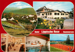 73724668 Hummersen Hotel Pension Restaurant Lippische Rose Hallenbad Tennisplatz - Other & Unclassified