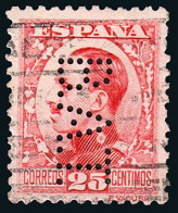 Madrid - Perforado - Edi O 495 - "B.A.T" (Banco) - Used Stamps