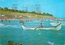 Navigation Sailing Vessels & Boats Themed Postcard Romania Eforie Sud Rowboat - Sailing Vessels