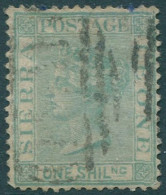 Sierra Leone 1859 SG22 1s Green QV FU - Sierra Leona (1961-...)