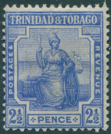 Trinidad & Tobago 1913 SG151 2½d Blue Britannia #2 MH - Trinidad Y Tobago (1962-...)