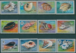 Aitutaki 1974 SG97-108 Shells (12) MNH - Cookeilanden