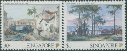 Singapore 1990 SG616-618 Lithographs (2) MNH - Singapur (1959-...)