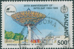 Tanzania 1991 SG968 500s Intelstat Earth Station FU - Tanzania (1964-...)