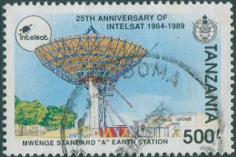 Tanzania 1991 SG968 500s Intelstat Earth Station FU - Tansania (1964-...)