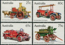 Australia 1983 SG875-878 Vintage Fire Engines Set MNH - Autres & Non Classés