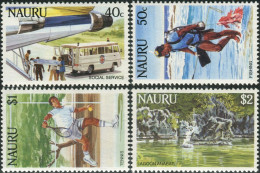 Nauru 1984 SG311-314 Ambulance Fishing Tennis Lagoon MNH - Nauru