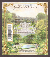 France - 2012 - Feuillet F4663 - Neuf ** - Jardins De France - Saint-Cloud - Unused Stamps