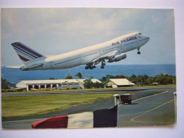 Avion / Airplane / AIR FRANCE / Boeing 747 / Seen At Gillot Airport, Ile De La Réunion - 1946-....: Moderne