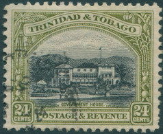 Trinidad & Tobago 1935 SG236 24c Black And Olive Government House FU - Trinité & Tobago (1962-...)