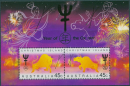 Christmas Island 1997 SG436 Chinese New Year Of The Ox MS MNH - Christmaseiland