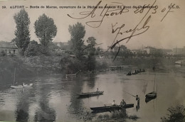 L35 Alfort Ouverture De La Pêche Au Dessus Du Pont De Charenton - Alfortville