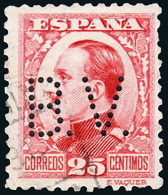 Madrid - Perforado - Edi O 495 - "B.V" (Banco) - Used Stamps