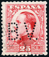 Madrid - Perforado - Edi O 495 - "B.V" (Banco) - Gebruikt