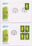 Macrosteles Is A Leafhopper Genus Insect, Insects, Plant Disease, Animal, Single & Block Of 4 On FDC - Sonstige & Ohne Zuordnung