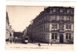 Le Mans La Poste Et Le Boulevard René Levasseur - Le Mans