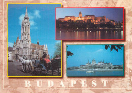 Navigation Sailing Vessels & Boats Themed Postcard Budapest Cruise Ship - Sailing Vessels
