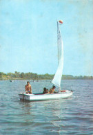 Navigation Sailing Vessels & Boats Themed Postcard Romania Techirghiol Lake - Sailing Vessels