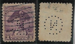 USA United States 1926/1965 Stamp With Perfin N (Circle) By Norton Company From Worcester Lochung Perfore - Perfin