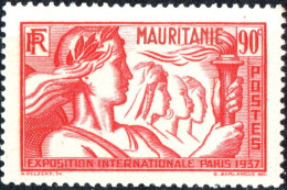 MAURITANIA, ESPOSIZIONE PARIGI, 1937, NUOVI (MNH**) Mi:MR 74, Scott:MR 73, Yt:MR 70 - Ongebruikt