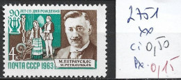 RUSSIE 2751 ** Côte 0.50 € - Unused Stamps