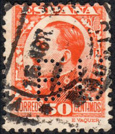 Madrid - Perforado - Edi O 498 - "BU" (Banco) - Used Stamps