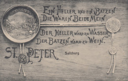 AK - SALZBURG - St. Peter - Ein Heller Und Ein Batzen, Die Waren Beide Mein 1906 - Other & Unclassified