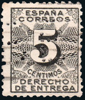 Madrid - Perforado - Edi O 592 - "BE" Grande (Banco) - Oblitérés