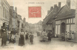 CONCHES La Rue Du Val - Conches-en-Ouche