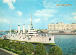 Navigation Sailing Vessels & Boats Themed Postcard Leningrad Aurora Cruiser - Sailing Vessels