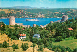 Navigation Sailing Vessels & Boats Themed Postcard Istanbul Bosphore Fortress - Sailing Vessels