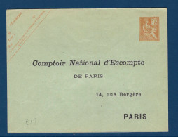 France - Entier Postal - Enveloppe B 12- 1901 - Standaardpostkaarten En TSC (Voor 1995)