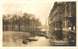 PARIS INONDE RUE DE CONSTANTINE - Überschwemmung 1910