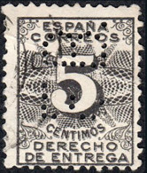 Madrid - Perforado - Edi O 592 - "F.B." (Industria Farmacéutica) - Usati