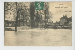 TROYES - Inondation Du 21 Janvier 1910 - Abattoirs Et Vanne Du Pouce - Troyes