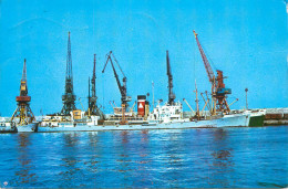 Navigation Sailing Vessels & Boats Themed Postcard Romania Constanta Harbour - Zeilboten