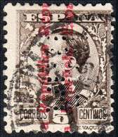 Madrid - Perforado - Edi O 594 - "BHA" Grande (Banco) - Used Stamps