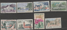 France N° 1311 à 1318 La Série Touristique - Used Stamps