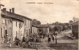 Argers Canton Sainte-Menehould Rue De L'Etang Petit Village Marne 51800 Cpa Voyagée En Franchise Militaire TB.Etat - Sonstige & Ohne Zuordnung