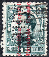 Madrid - Perforado - Edi O 596 - "BHA" (Banco) - Used Stamps